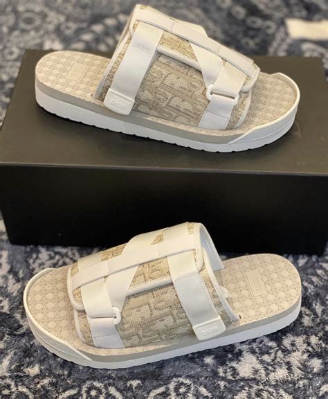 white dior slides|dior slides women's.